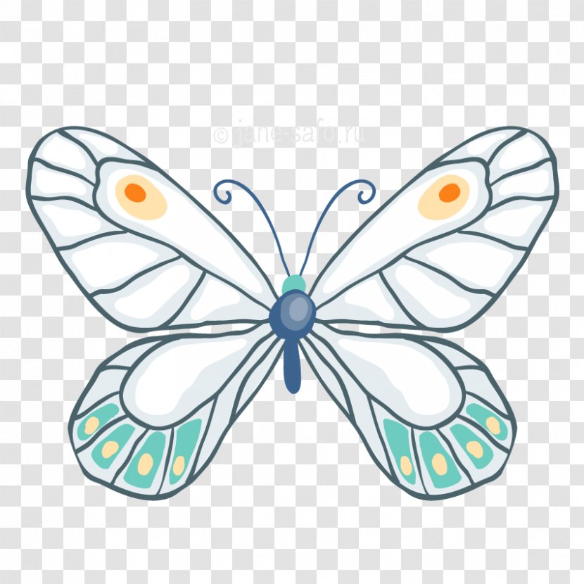 Monarch Butterfly Moth Brush-footed Butterflies Clip Art - Organism Transparent PNG
