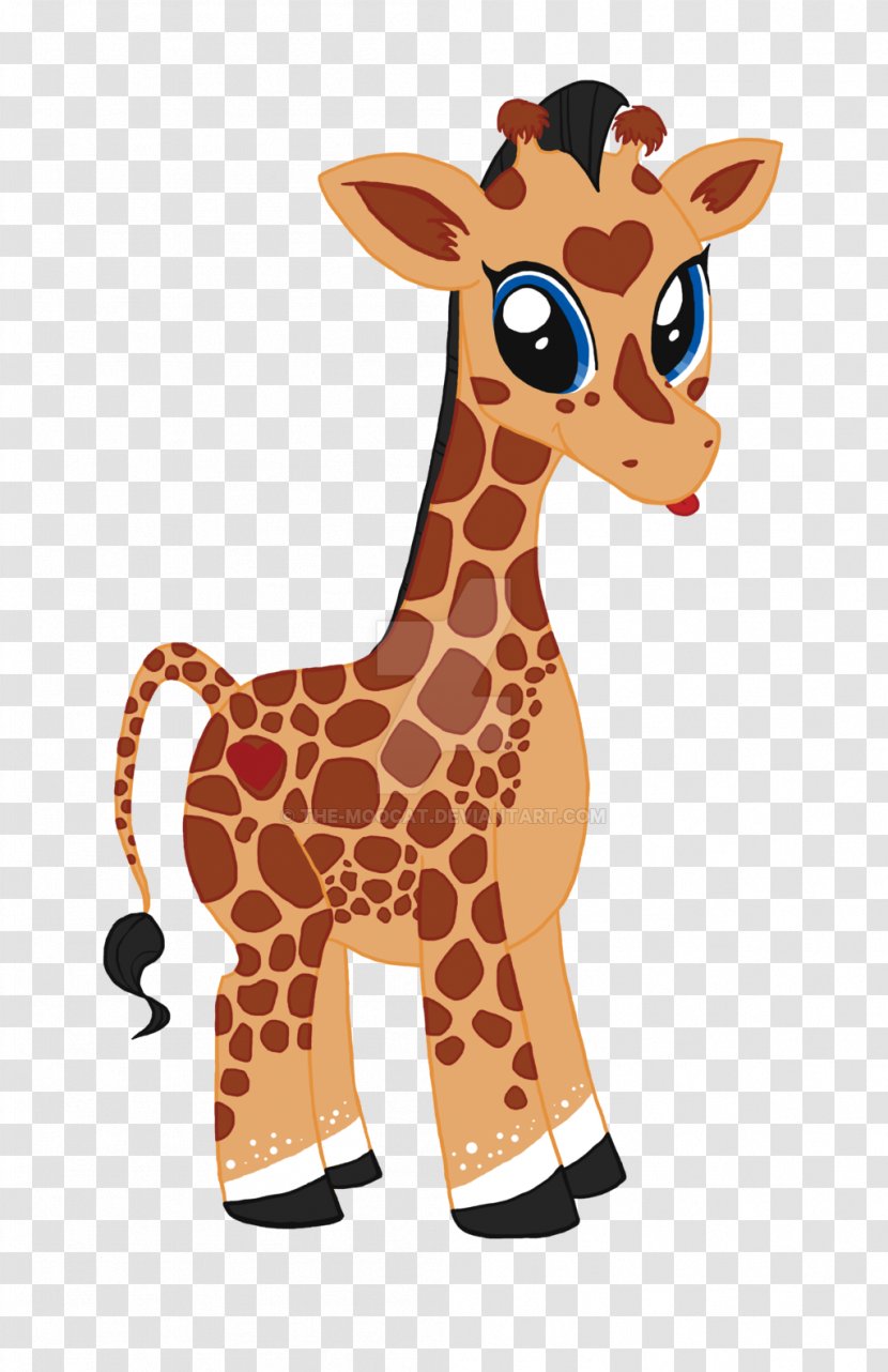 Giraffe Neck Terrestrial Animal Wildlife Animated Cartoon - Vertebrate Transparent PNG