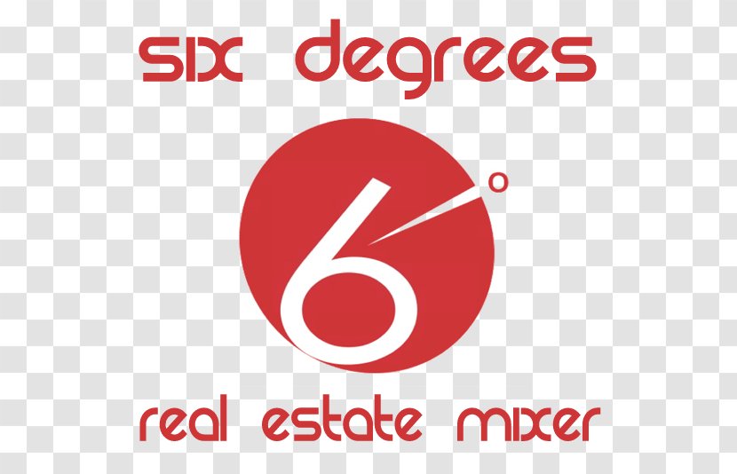 SixDegrees.com Real Estate Mixer Social Media Logo Landing Page - Brand - Degrees Transparent PNG