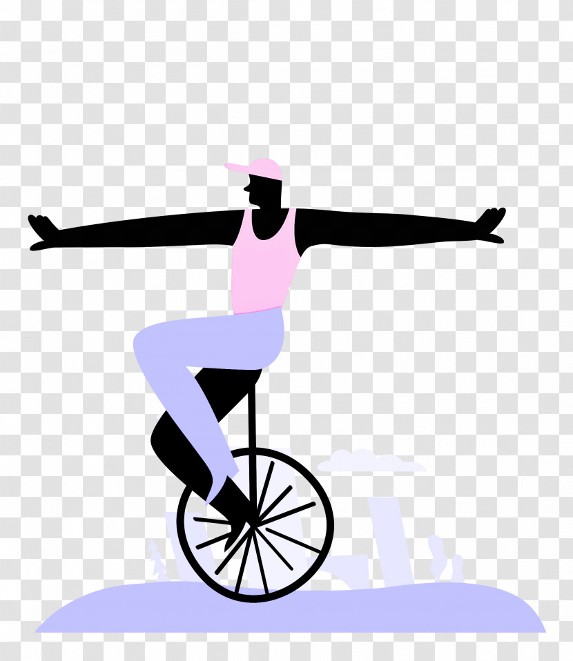 Bicycle Bicycle Frame Joint Line Purple Transparent PNG