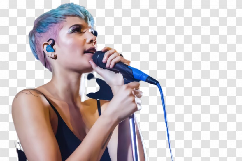 Singing Cartoon - Halsey - Electronic Device Song Transparent PNG