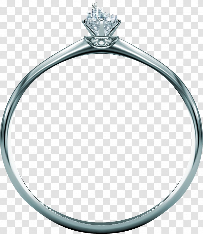 Ring Platinum Diamond Transparent PNG