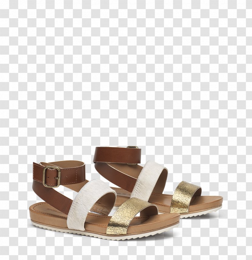 Footwear Sandal Shoe Brown Beige - Golden Texture Shading Buckle Free Photos Transparent PNG
