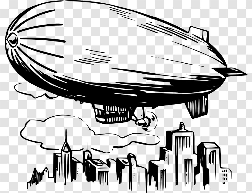 Goodyear Blimp Airship Clip Art - Cliparts Free Transparent PNG