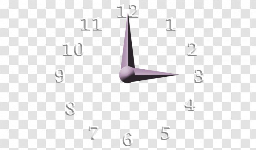 Clock Face Number - Hands Transparent PNG