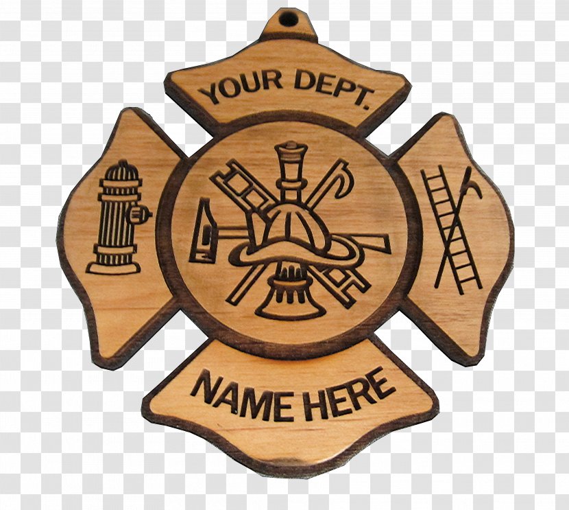 Badge Chicago Fire Department Dog Tag Steel - Perfect Memorials - Alder Transparent PNG