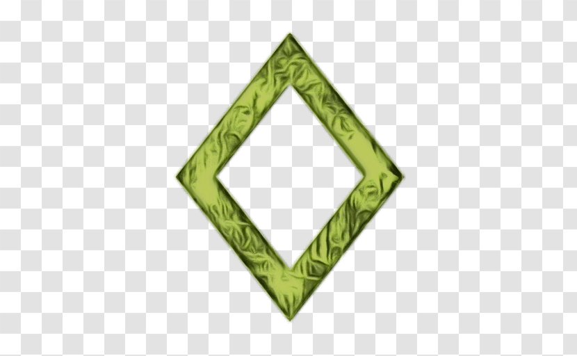 Green Leaf Background - Rhombus - Rectangle Transparent PNG
