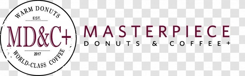 Masterpiece Donuts & Coffee+ Logo Trademark - Cartoon - Coffee And Transparent PNG