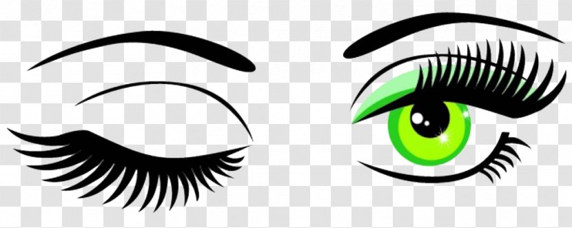 Wink Eye Clip Art - Heart - Hand-painted Eyes Transparent PNG