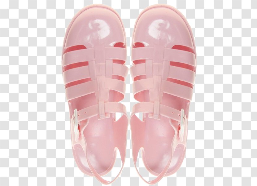 Slipper Ballet Flat Jelly Shoes Sandal - Sandals Transparent PNG