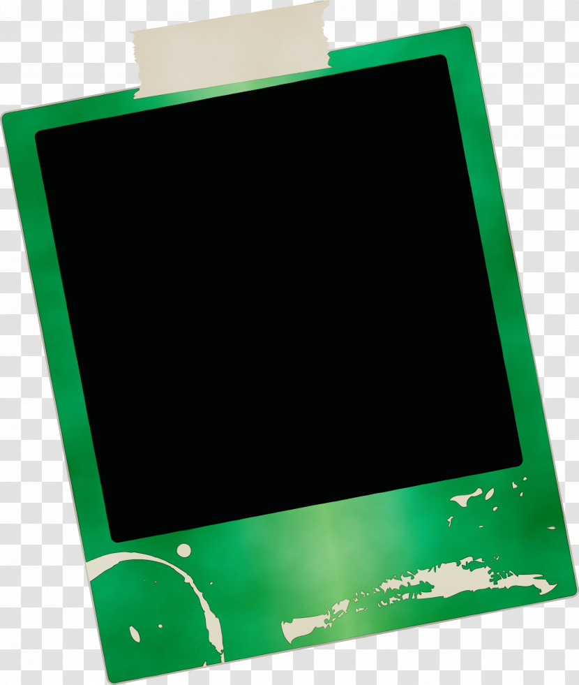 Laptop Part Computer Monitor Rectangle Green Computer Transparent PNG