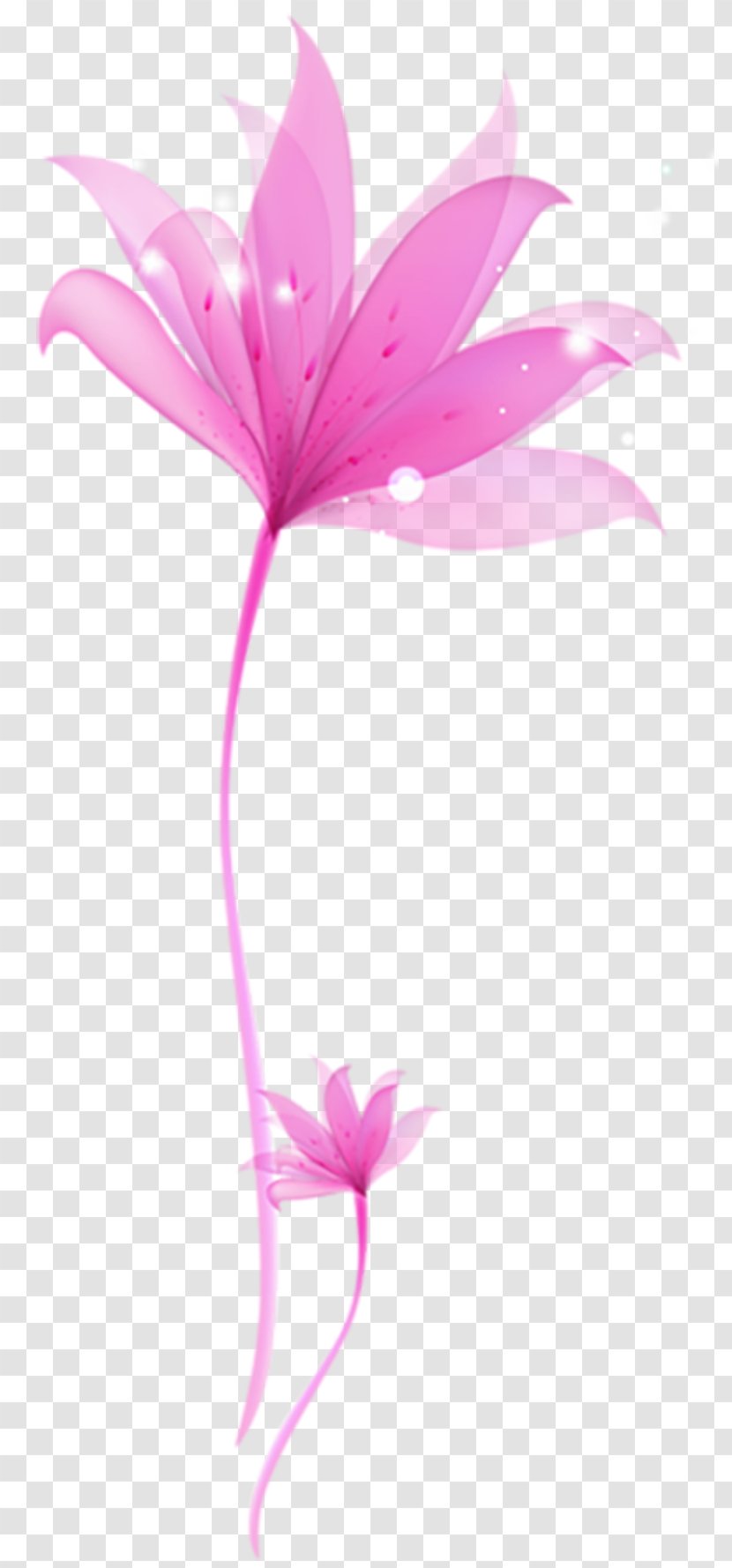 Flower Blue Purple Clip Art - Floral Design Transparent PNG