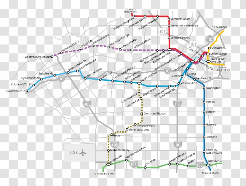 Los Angeles County Metropolitan Transportation Authority Train Rapid Transit Purple Line Extension Transparent PNG
