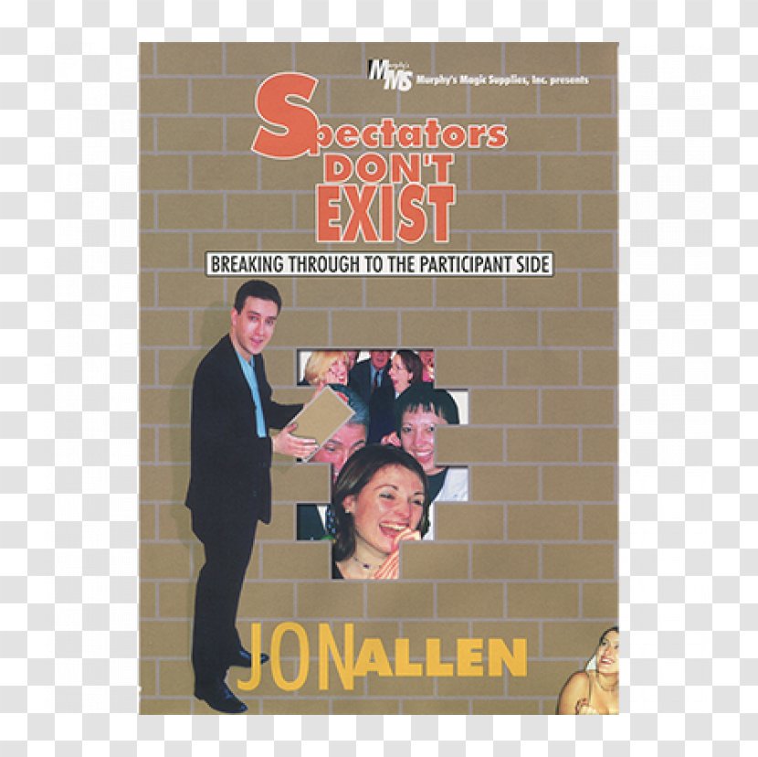 Poster DVD Jon Allen - Dvd - Spectators Transparent PNG