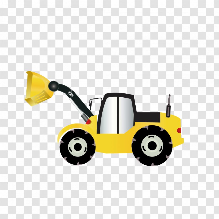 Architectural Engineering Heavy Equipment Construction Site Safety Clip Art - Bulldozer - Large Transparent PNG