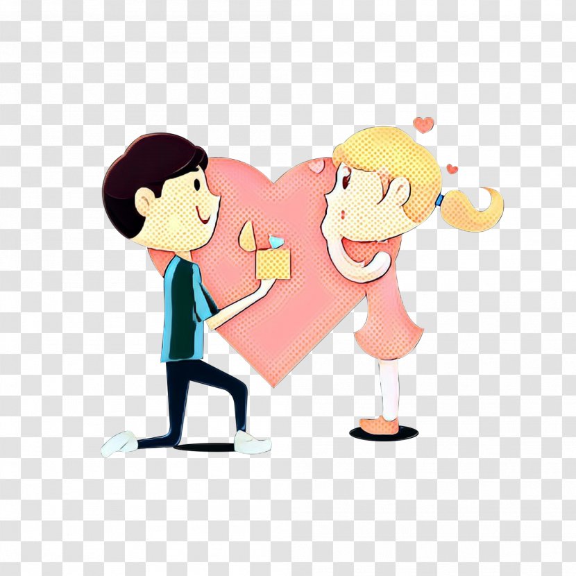 Valentines Day Cartoon - Drawing - Animation Gesture Transparent PNG