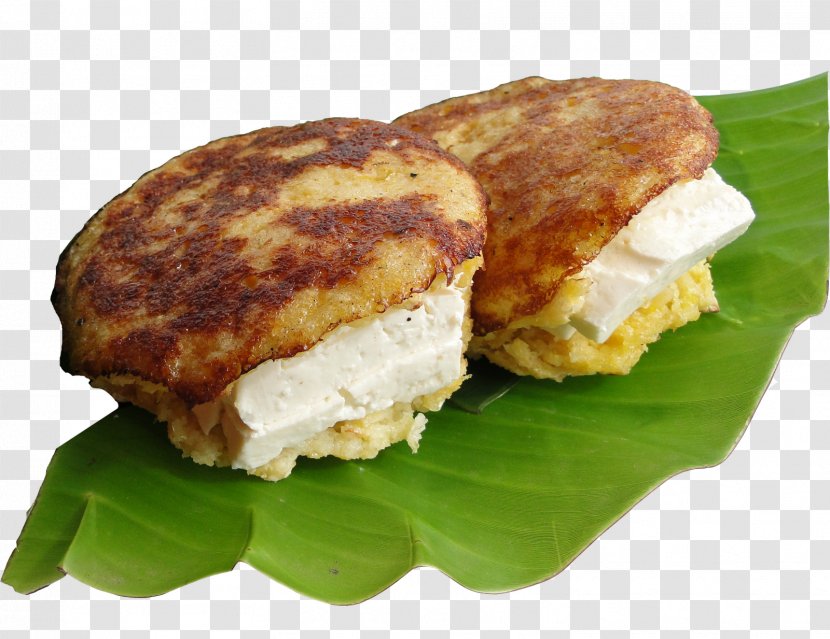 Fritter Arepa Cachapa Breakfast Fast Food - Bandeja Paisa Transparent PNG