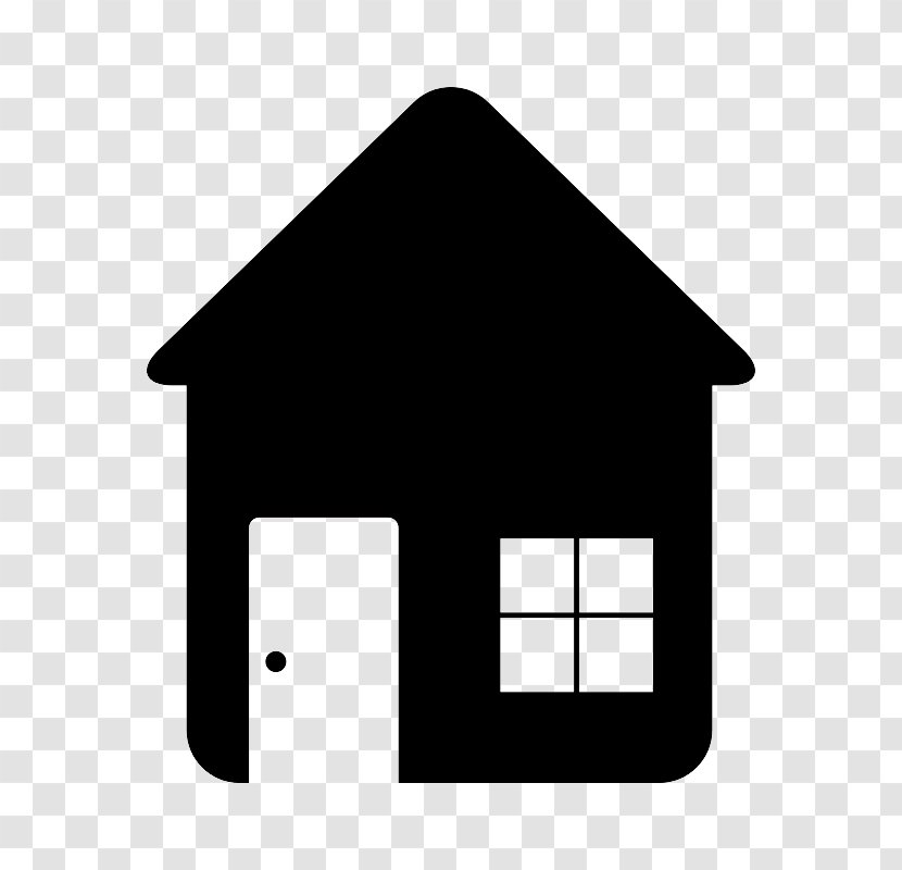 House Clip Art - Black And White - Icon Transparent PNG