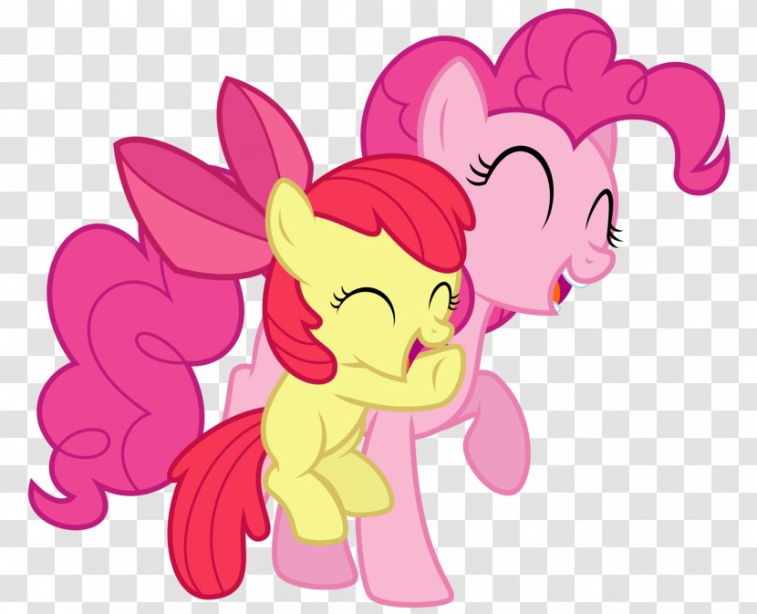 Pinkie Pie Apple Bloom Applejack Twilight Sparkle - Heart Transparent PNG