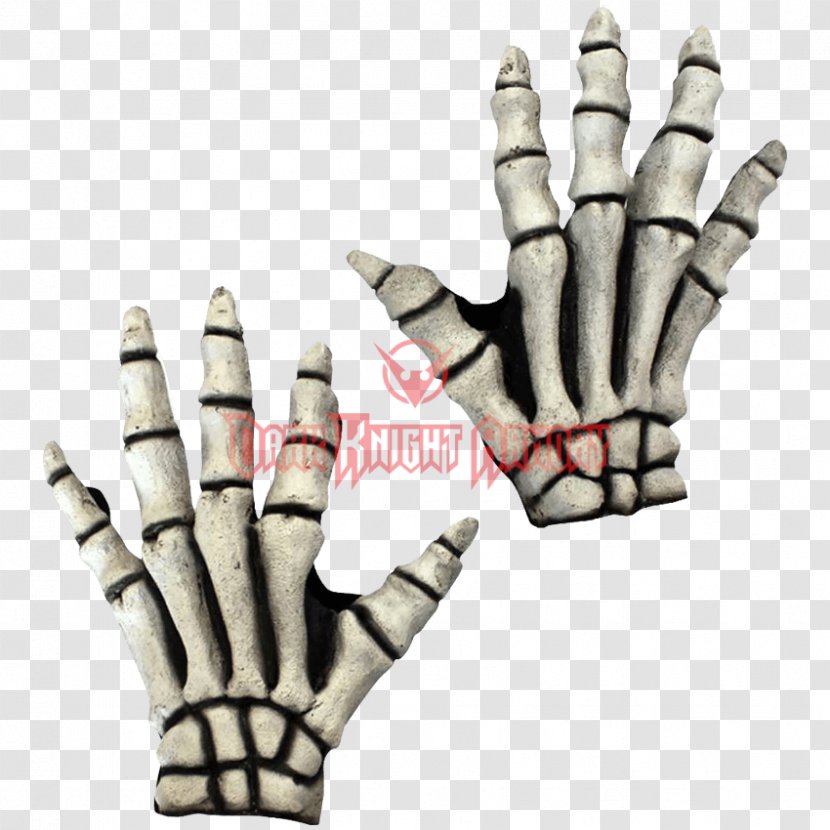 Glove Mask Halloween Costume Clothing Accessories - Finger - Skeleton Fingers Transparent PNG