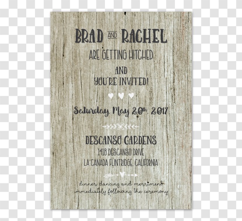 Wedding Invitation Paper Wood Printing - Carving Transparent PNG