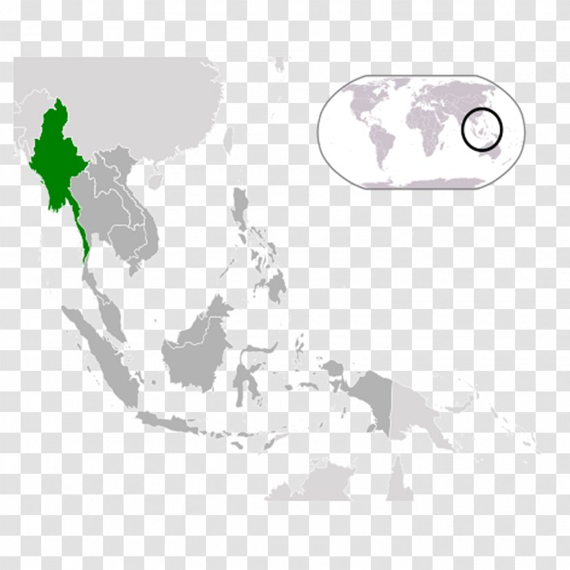 Post-independence Burma, 1948–62 Mapa Polityczna Country - Flag Of Myanmar - Map Transparent PNG