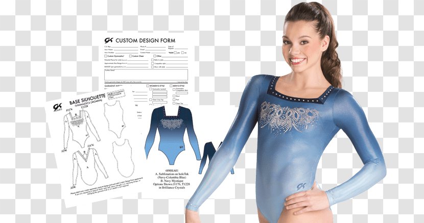 Bodysuits & Unitards GK Elite Sportswear Gymnastics Sleeve Design - Cheer Uniforms Transparent PNG