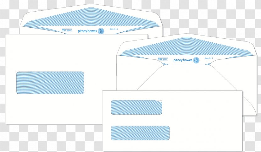 Paper Logo - Blue - Postage Meter Transparent PNG