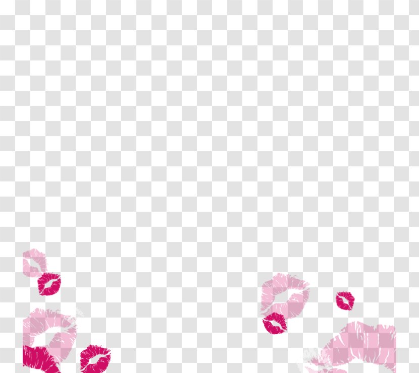 Product Font Line Pink M Pattern - Heart - G Transparent PNG