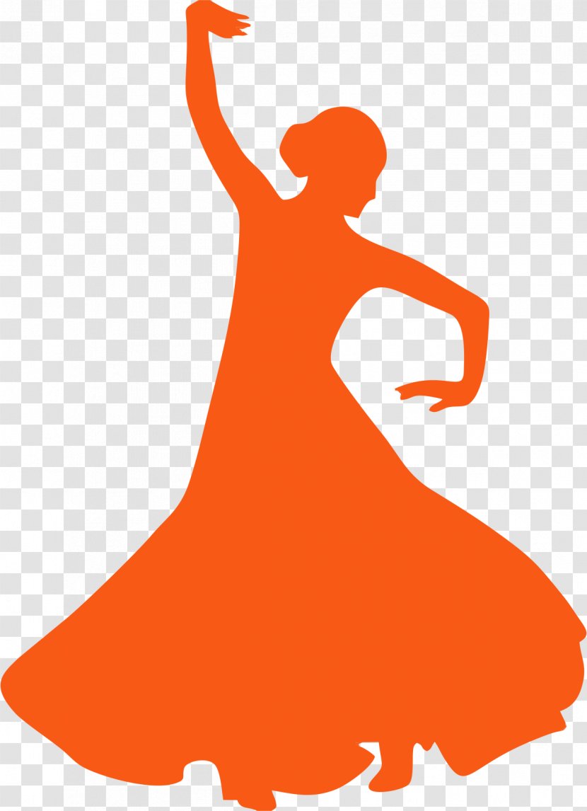 Flamenco Dance Silhouette - Frame Transparent PNG