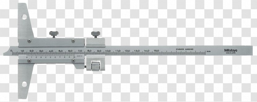 Mitutoyo Calipers Vernier Scale Depth Gauge - Measuring Instrument - Illustration Transparent PNG