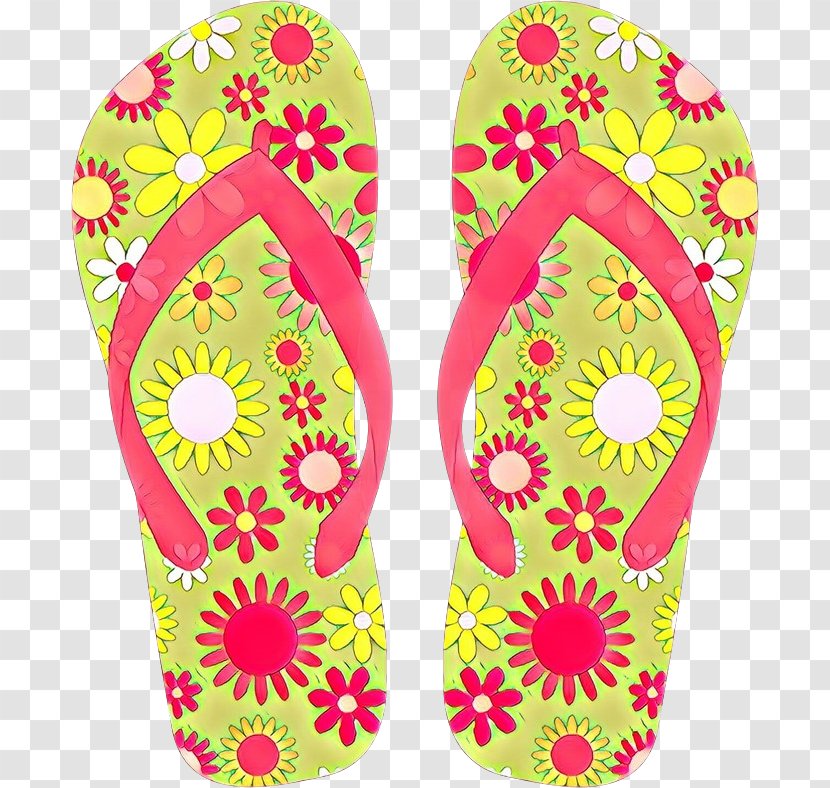 Flip-flops Footwear Pink Magenta Slipper - Flipflops - Shoe Transparent PNG