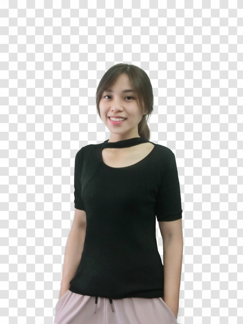 T-shirt Shoulder Sleeve Outerwear Black M - Frame Transparent PNG