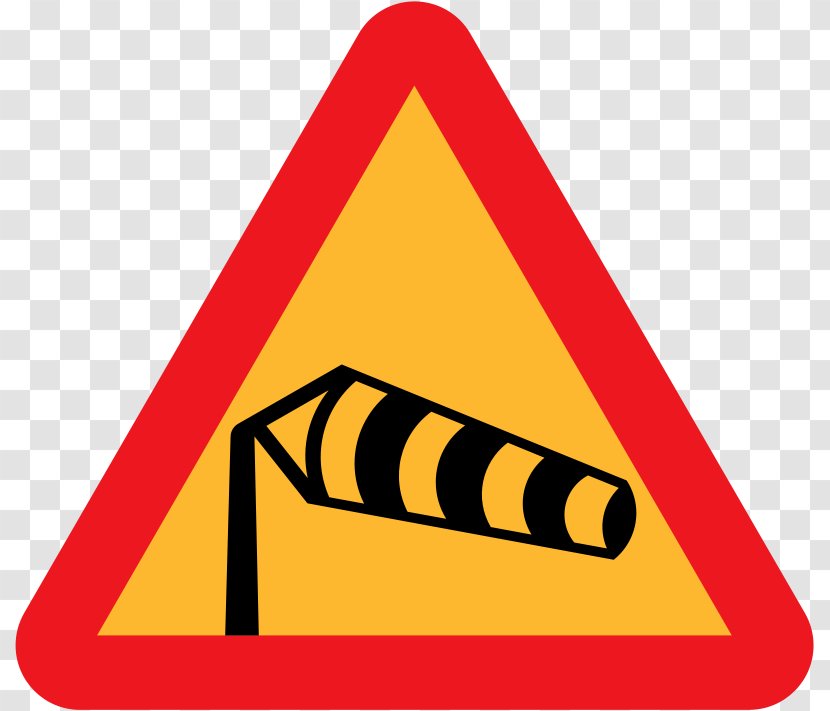 Crosswind Traffic Sign Warning - Stock Photography - Pictures Of Arrows Pointing Right Transparent PNG