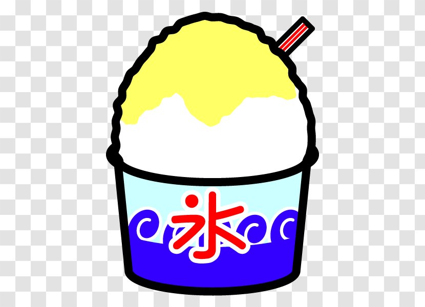 Shaved Ice Kakigōri Blue Hawaii Muskmelon Lemon - Cuisine Of - Artwork Transparent PNG