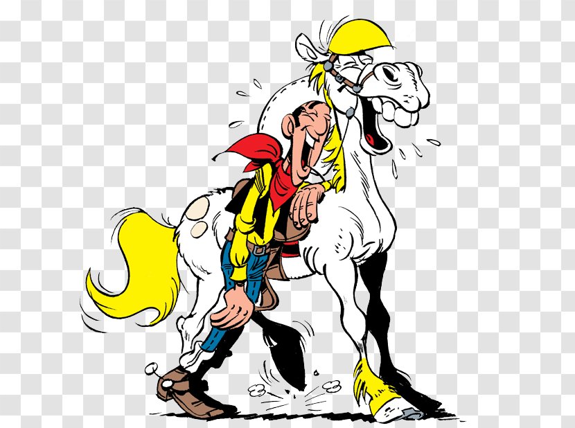 Lucky Luke Jolly Jumper Franco-Belgian Comics Averell Dalton - Fiction Transparent PNG