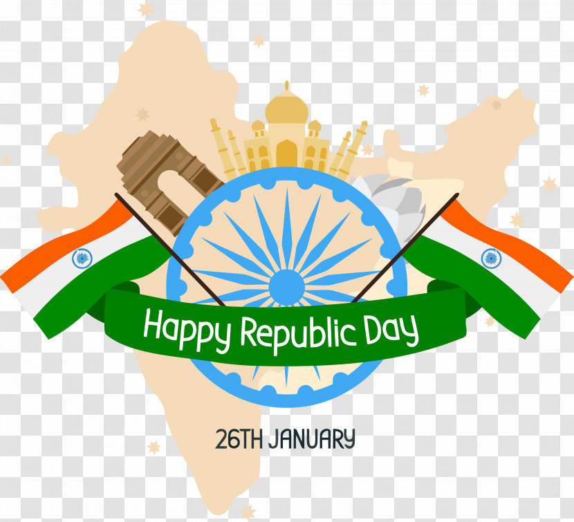 Happy India Republic Day Transparent PNG