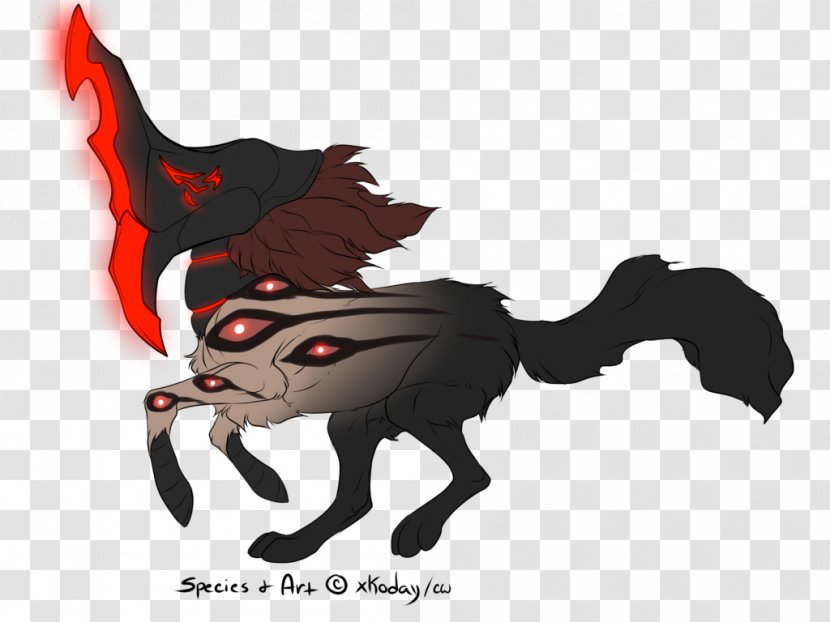 Carnivora Horse Demon Cartoon - Mythical Creature Transparent PNG