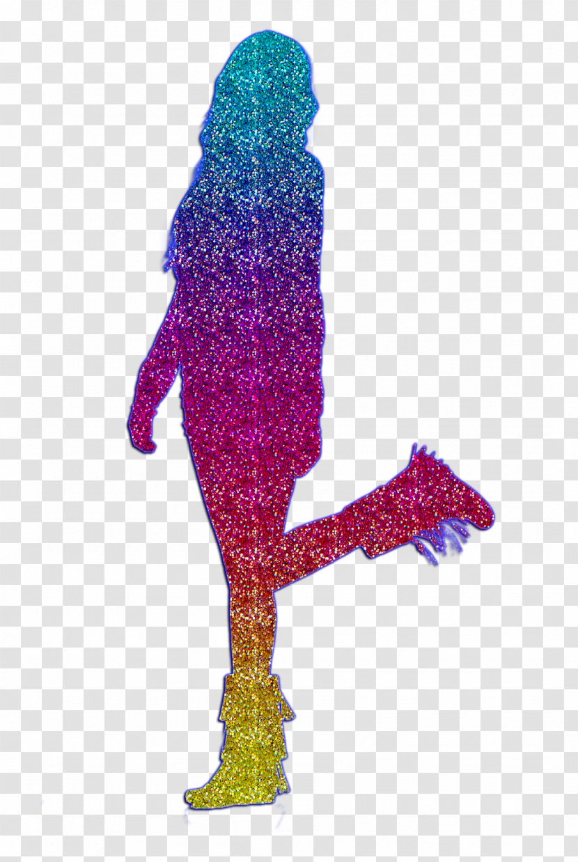 Silhouette - Magenta - Miley Cyrus Transparent PNG