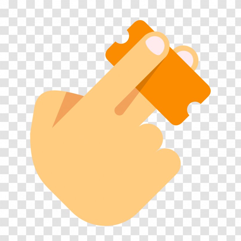 Ticket Emoticon - Yellow Transparent PNG