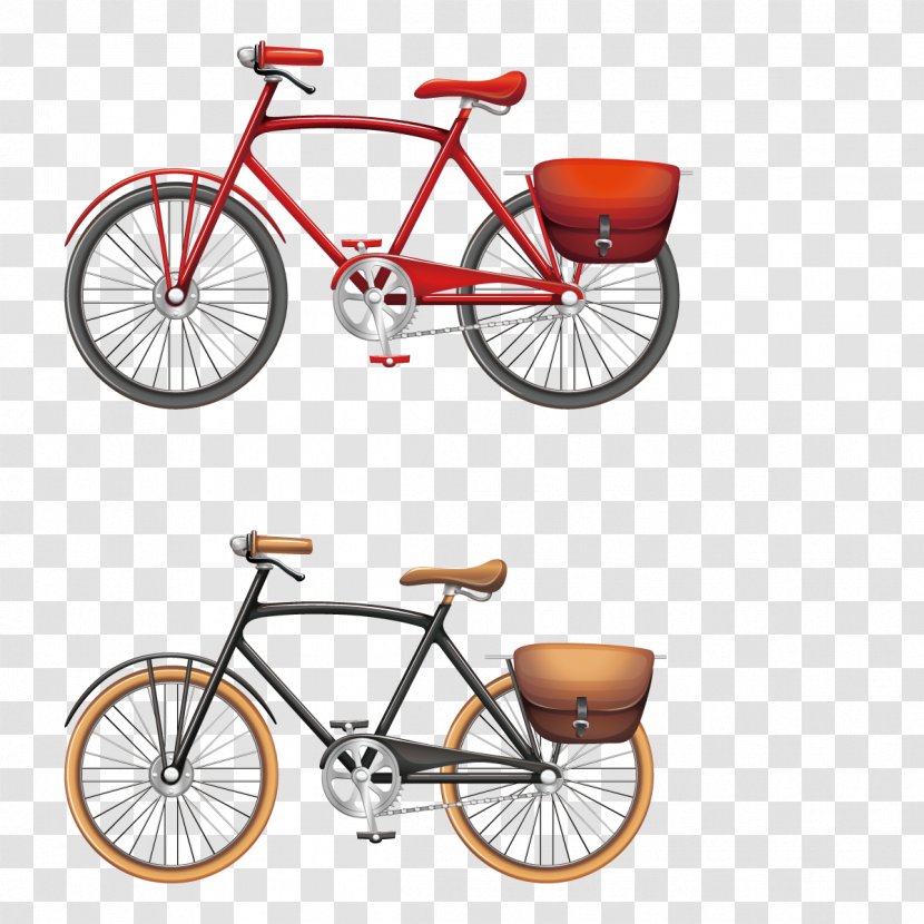 Bicycle Stock Photography Clip Art - Racing - Vector Vintage Transparent PNG