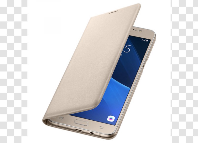 Samsung Galaxy J5 (2016) J7 Wallet - Gold Transparent PNG