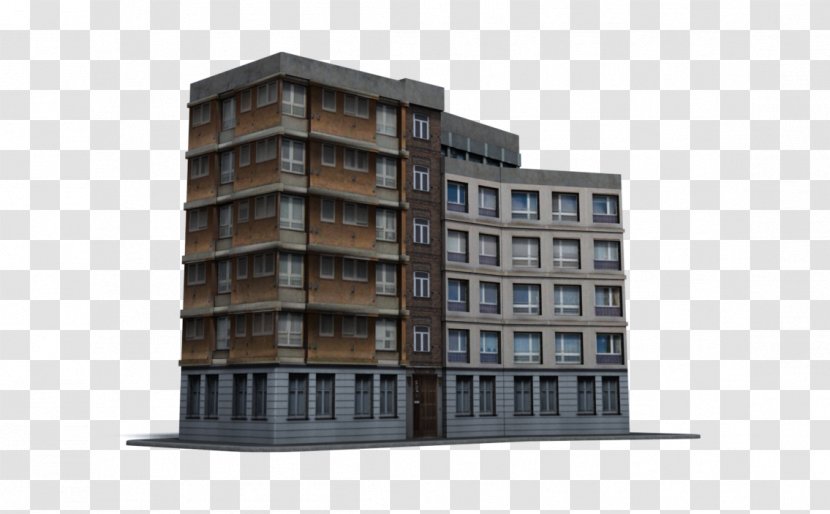 Condominium Property Building Facade Real Estate - City Block Transparent PNG