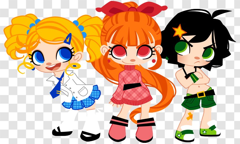 Deviantart Blossom Bubbles And Buttercup Cartoon Drawing Television Show Happiness Transparent Png