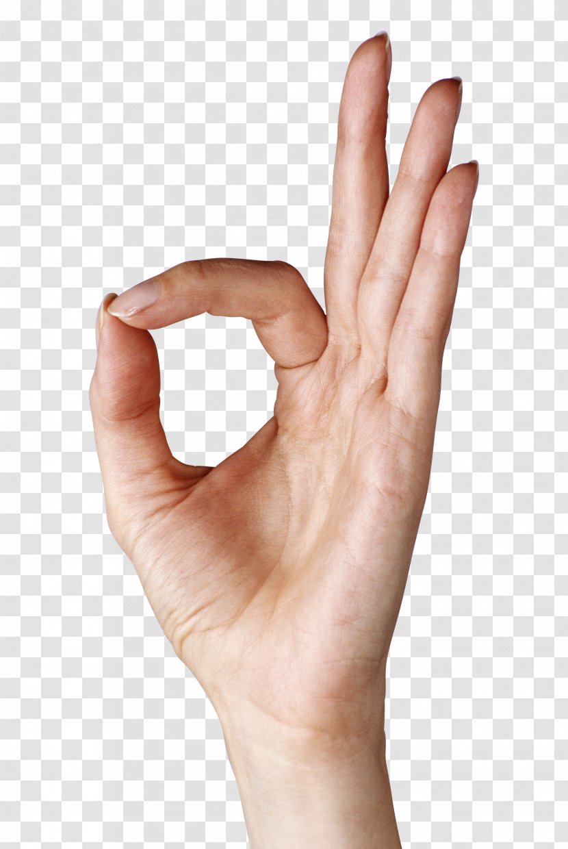 OK Hand Gesture Clip Art - Index Finger - Showing Clipart Image Transparent PNG