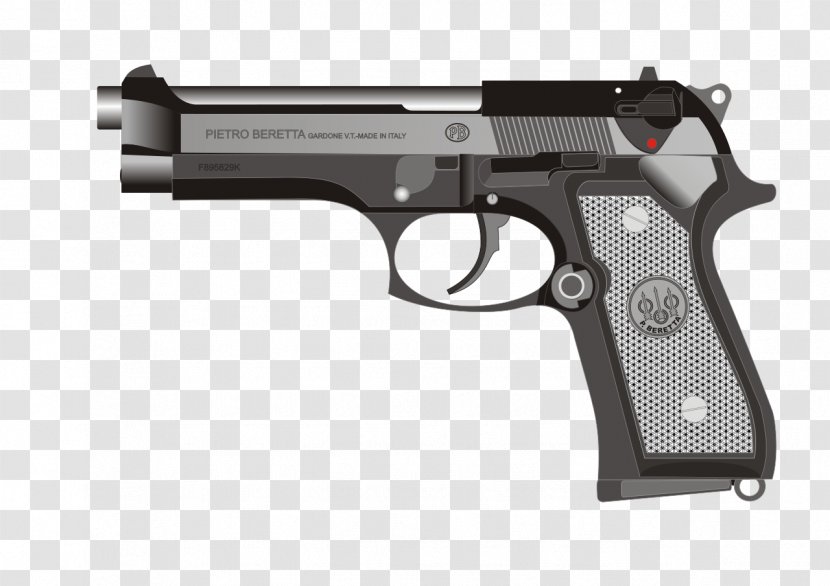 Beretta M9 92 Pistol Weapon - Gun Accessory - Hand Transparent PNG