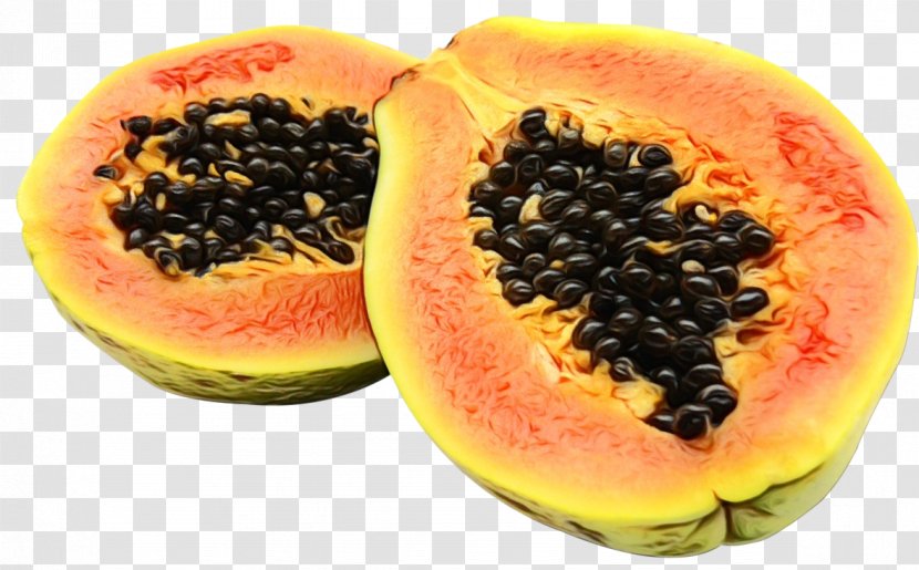 Watermelon Background - Papaya - Superfood Transparent PNG