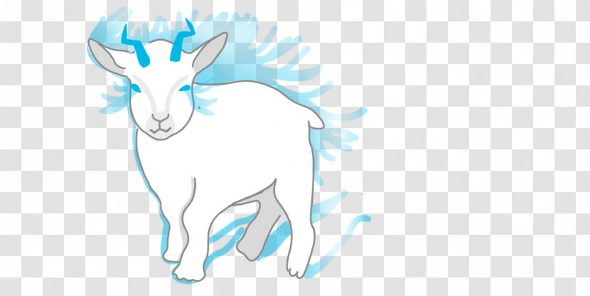 Goat Deer Caprinae Livestock Clip Art - White Transparent PNG