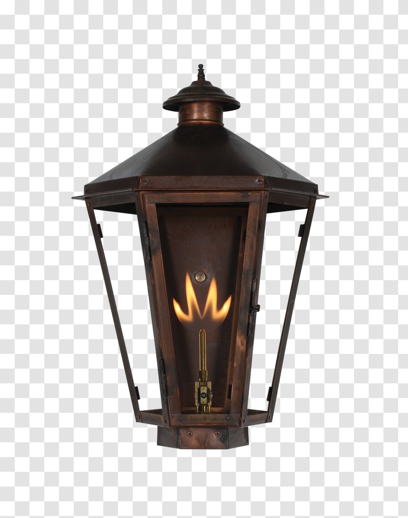 St James Lighting Lantern Gas Sconce - Natural - Light Transparent PNG