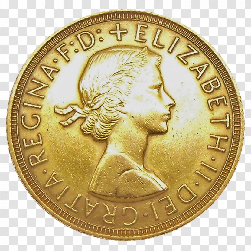Coin Half Sovereign Gold Numismatics - Coins Transparent PNG